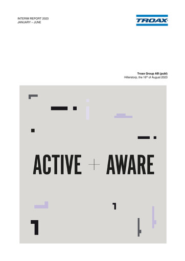 Thumbnail Troax Group AB Half-year Report 2023-h1