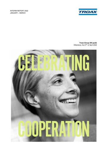 Thumbnail Troax Group AB Quarterly Report 2022-q1