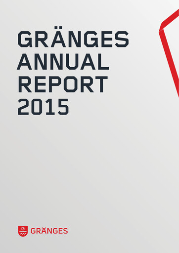Thumbnail Gränges Annual Report 2015