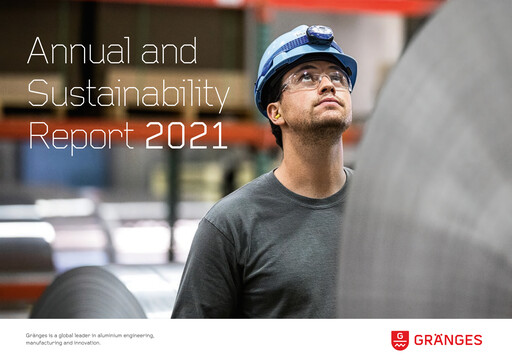 Thumbnail Gränges Annual Report 2021
