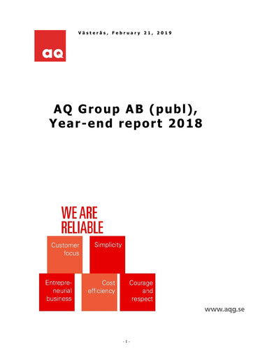 Thumbnail AQ Group Financial Report 2018