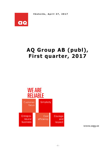 Thumbnail AQ Group Quarterly Report 2017-q1