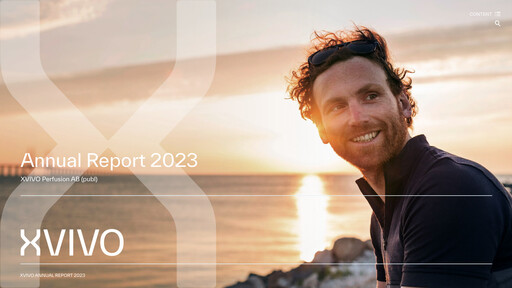 Miniature Xvivo Perfusion AB Rapport annuel 2023