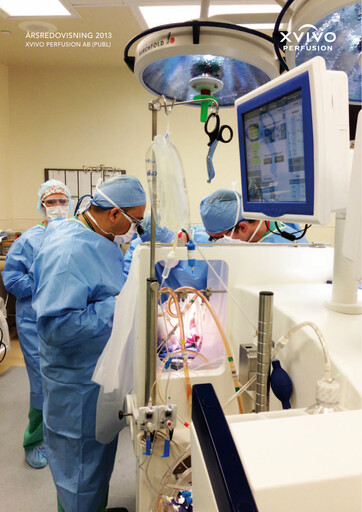 Miniature Xvivo Perfusion AB Rapport annuel 2013