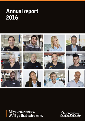 Thumbnail Bilia AB Annual Report 2016