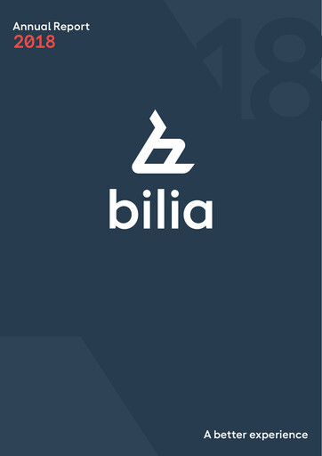 Thumbnail Bilia AB Annual Report 2018