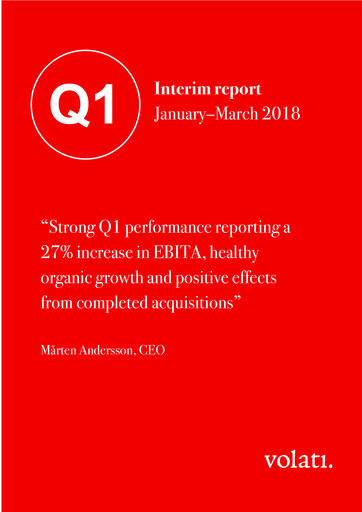 Thumbnail Volati AB Quarterly Report 2018-q1