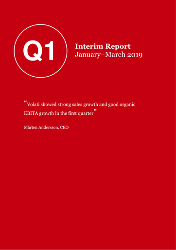 Thumbnail Volati AB Quarterly Report 2019-q1