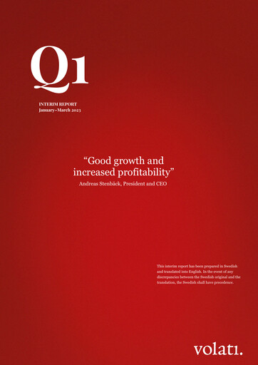 Thumbnail Volati AB Quarterly Report 2023-q1
