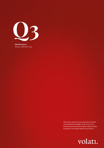 Thumbnail Volati AB Quarterly Report 2025-q3