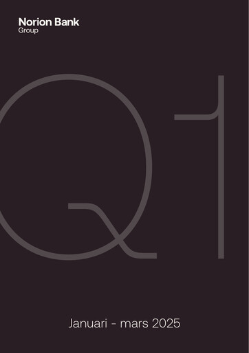 Thumbnail Norion Bank Quarterly Report 2025-q1