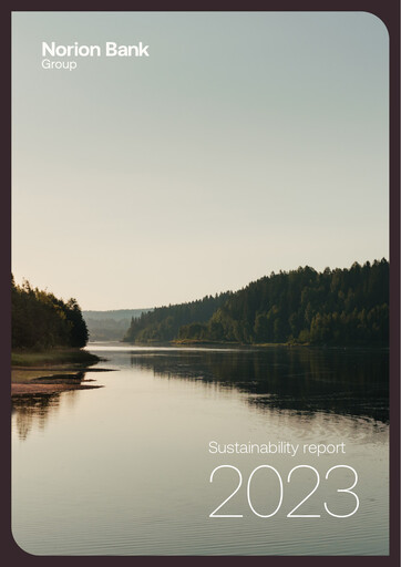 Vorschaubild Norion Bank Nachhaltigkeitsbericht 2023