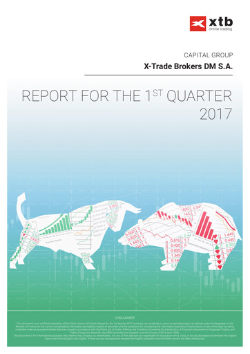Thumbnail XTB S.A. Quarterly Report 2017-q1