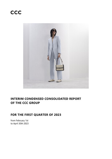 Vorschaubild CCC S.A. Quartalsbericht 2023-q1