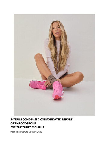 Vorschaubild CCC S.A. Quartalsbericht 2025-q1