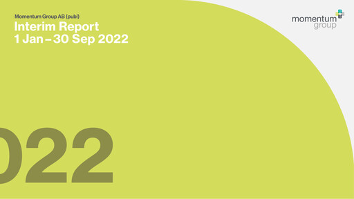 Thumbnail Momentum Group AB Quarterly Report 2022-q3