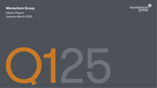 Thumbnail Momentum Group AB Quarterly Report 2025-q1