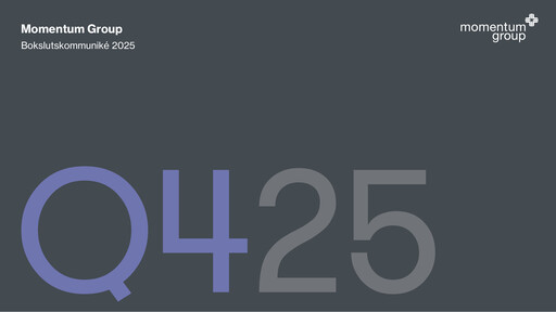 Thumbnail Momentum Group AB Quarterly Report 2025-q4