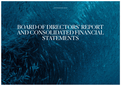 Thumbnail Aker BioMarine Annual Report 2017