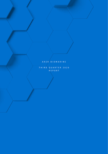 Vorschaubild Aker BioMarine Quartalsbericht 2020-q3