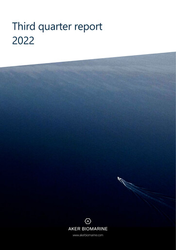 Vorschaubild Aker BioMarine Quartalsbericht 2022-q3