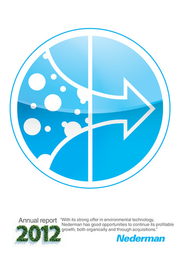 Vorschaubild Nederman Holding Jahresbericht 2012