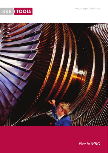 Thumbnail Bergman & Beving Annual Report 2008-2009