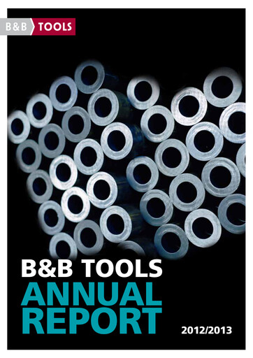 Thumbnail Bergman & Beving Annual Report 2012-2013