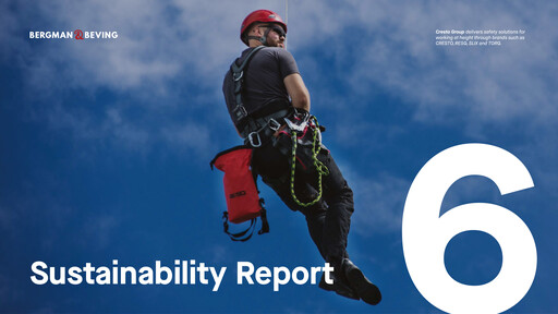Thumbnail Bergman & Beving Sustainability Report 2024-2025