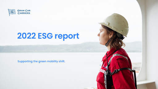 Thumbnail Gram Car Carriers ESG Report 2022
