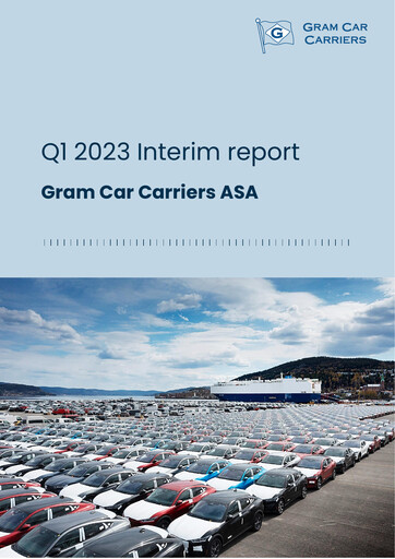 Thumbnail Gram Car Carriers Quarterly Report 2023-q1