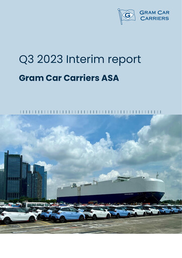 Thumbnail Gram Car Carriers Quarterly Report 2023-q3