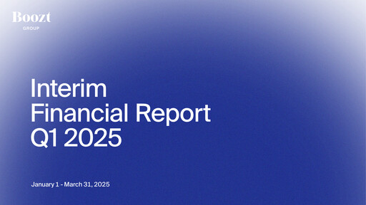 Thumbnail Boozt Quarterly Report 2025-q1