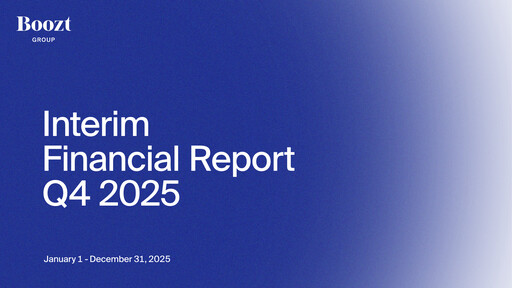Thumbnail Boozt Quarterly Report 2025-q4