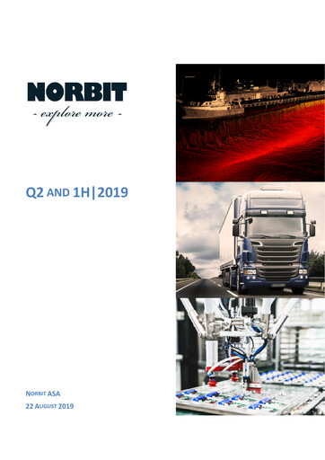 Miniature Norbit ASA Rapport trimestriel 2019-q2
