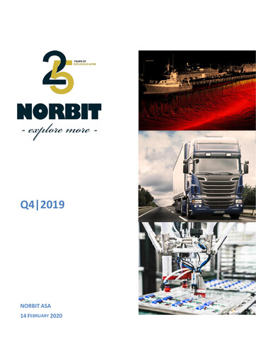 Thumbnail Norbit ASA Quarterly Report 2019-q4