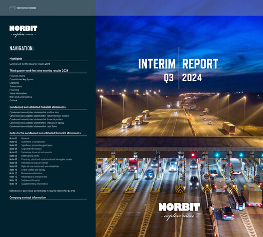 Thumbnail Norbit ASA Quarterly Report 2024-q3