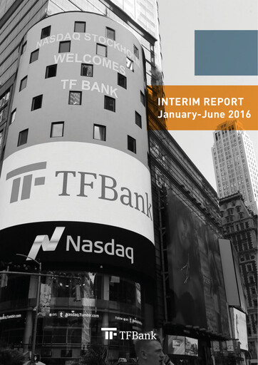 Thumbnail TF Bank AB Half-year Report 2016-h1