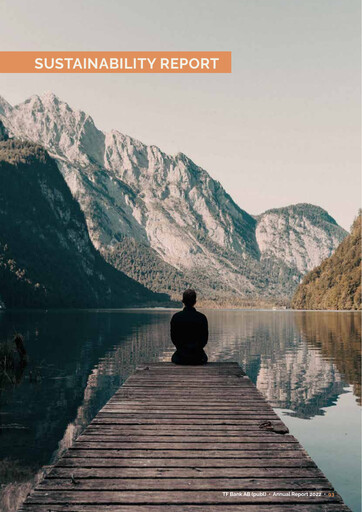 Thumbnail TF Bank AB Sustainability Report 2022