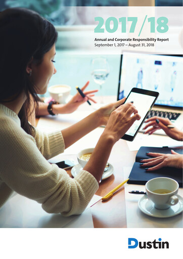 Thumbnail Dustin Group Annual Report 2017-2018