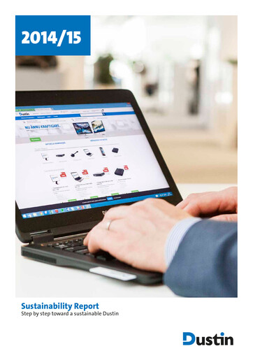 Thumbnail Dustin Group Sustainability Report 2014-2015