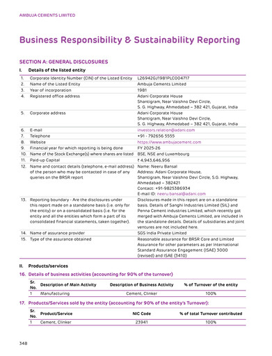 Vorschaubild Ambuja Cements
 ESG-Bericht 2025-2026