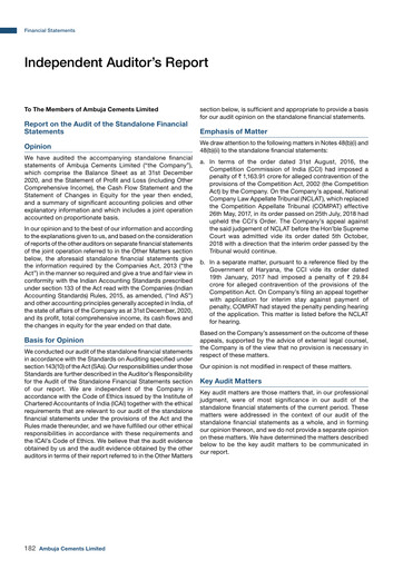 Thumbnail Ambuja Cements
 Financial Statement 2020