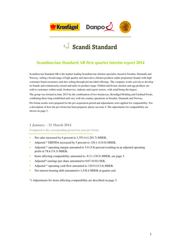 Thumbnail Scandi Standard AB Quarterly Report 2014-q1
