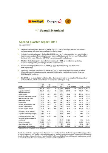 Thumbnail Scandi Standard AB Quarterly Report 2017-q2