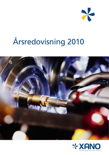 Miniature XANO Industri Rapport annuel 2010