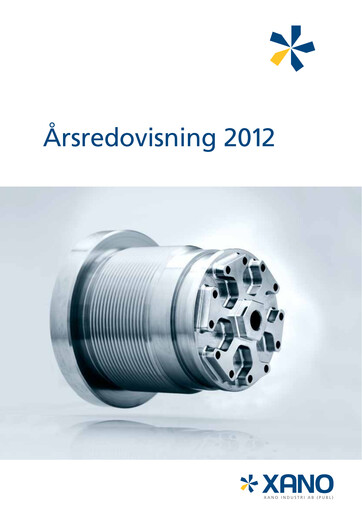 Miniature XANO Industri Rapport annuel 2012