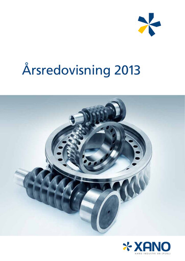 Miniature XANO Industri Rapport annuel 2013