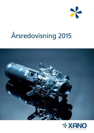 Miniature XANO Industri Rapport annuel 2015