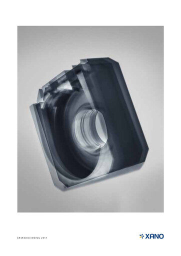 Miniature XANO Industri Rapport annuel 2017